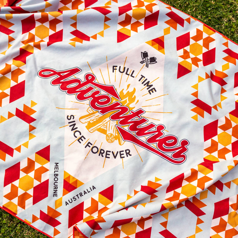 Adventurer Ultralight Travel Towel for camping, backpacking and hiking